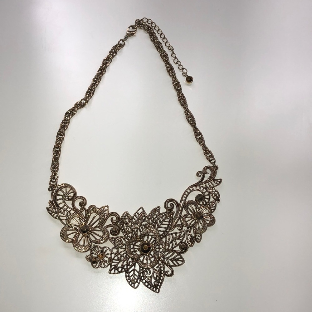 Gold statement piece